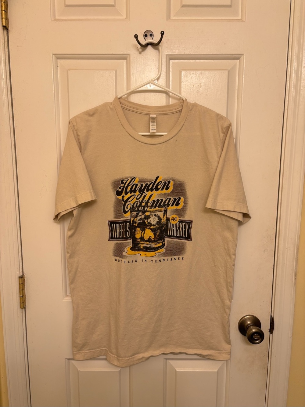 Hayden Coffman Autographed Tennessee Whiskey Tan Country Music Graphic T-Shirt